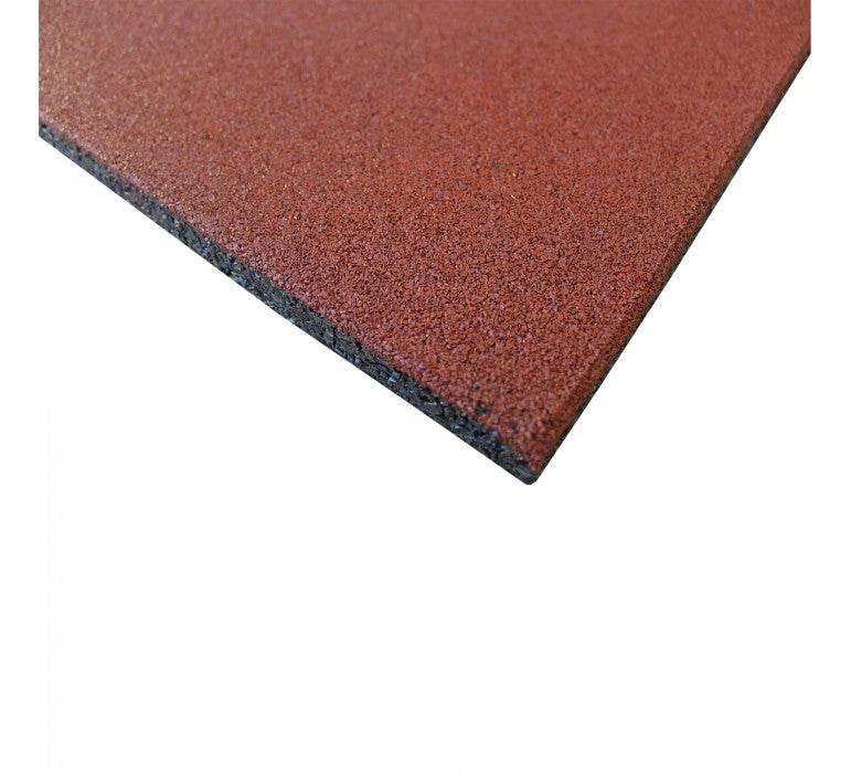 Palmeta Caucho 50x50x2,5cm Rojo - Signet